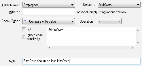 DTM Data Scrubber: birth date check example