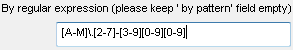 How to use regular expression in DTM Data Generator