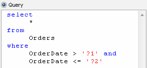 DTM Query Reporter: query level variables