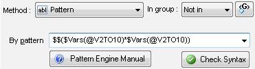DTM Data Generator: how to use variable in the pattern engine expression