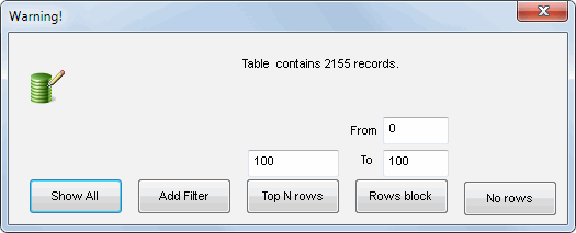 DTM Data Editor: Size warning