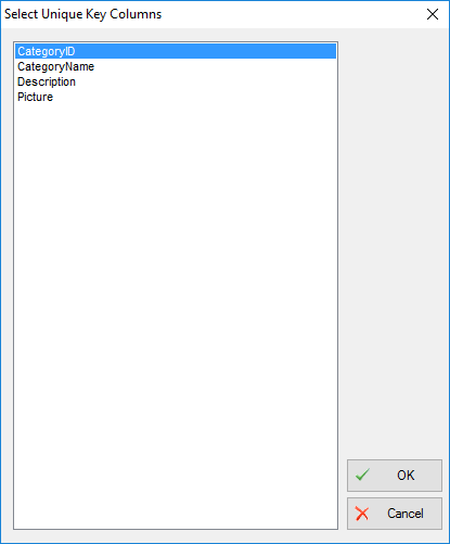 DTM Data Generator: unique key selection for update and scramble modes