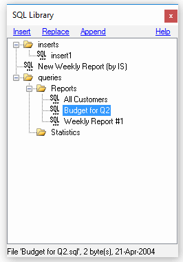 DTM Data Generator: SQL library usage